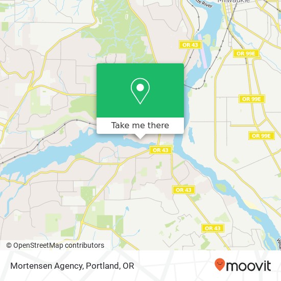Mapa de Mortensen Agency