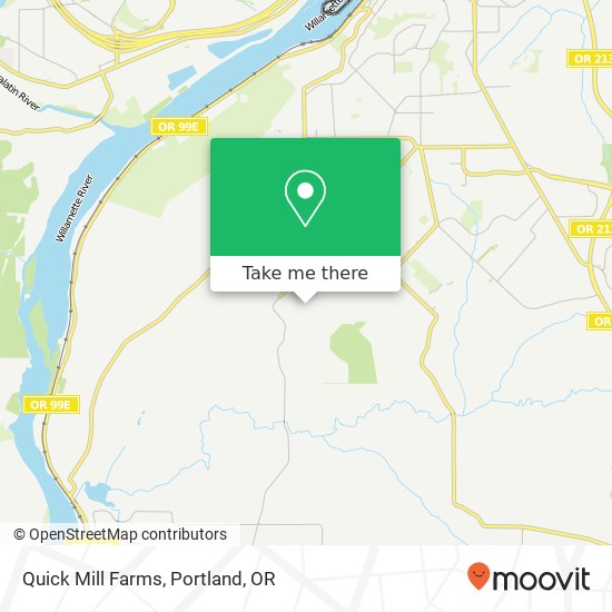 Mapa de Quick Mill Farms