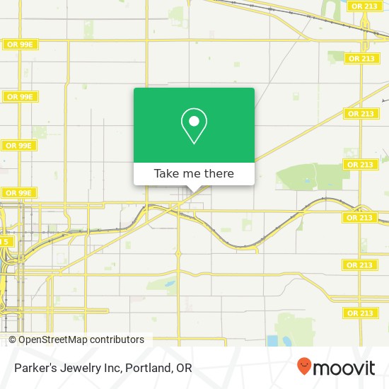 Mapa de Parker's Jewelry Inc
