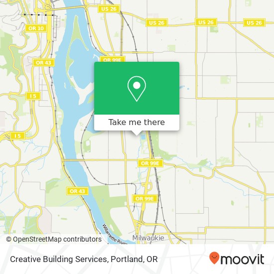 Creative Building Services map