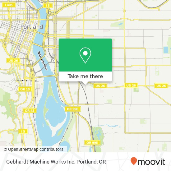 Mapa de Gebhardt Machine Works Inc