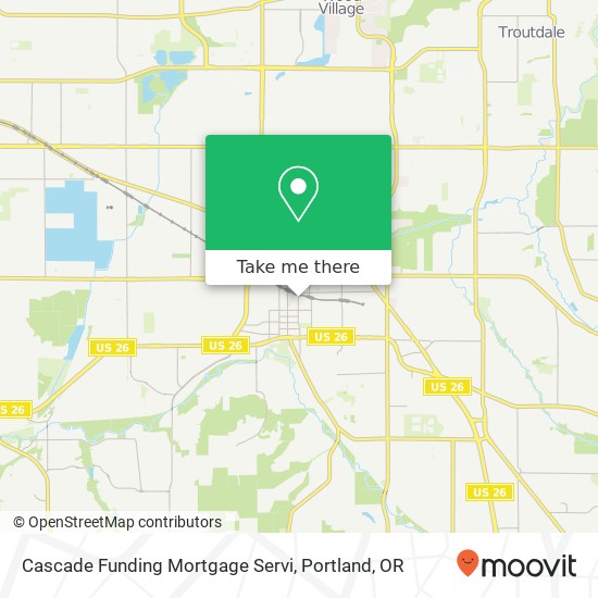 Cascade Funding Mortgage Servi map