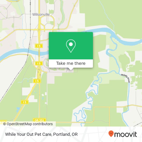 While Your Out Pet Care map