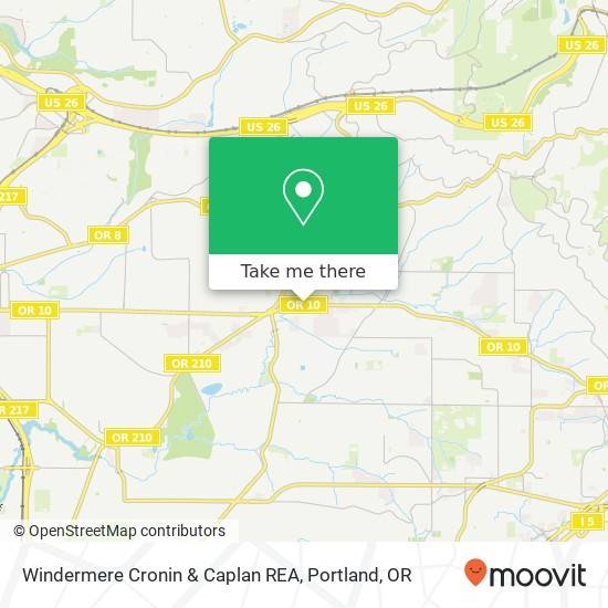 Mapa de Windermere Cronin & Caplan REA