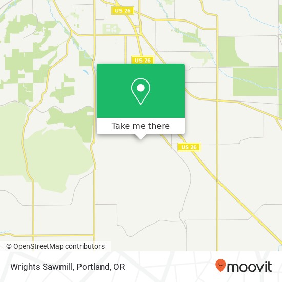 Mapa de Wrights Sawmill