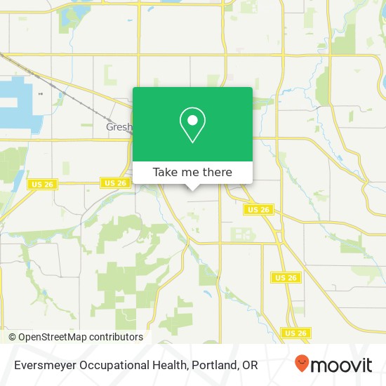 Mapa de Eversmeyer Occupational Health
