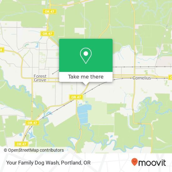 Your Family Dog Wash map