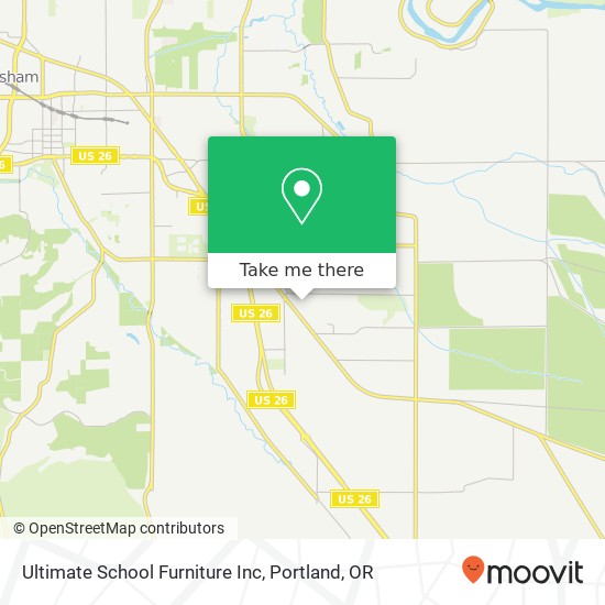 Mapa de Ultimate School Furniture Inc