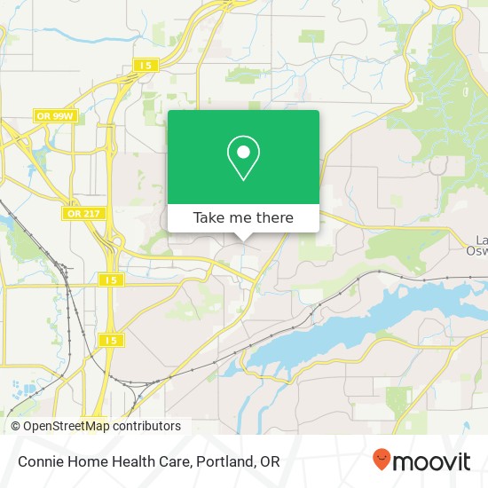 Connie Home Health Care map