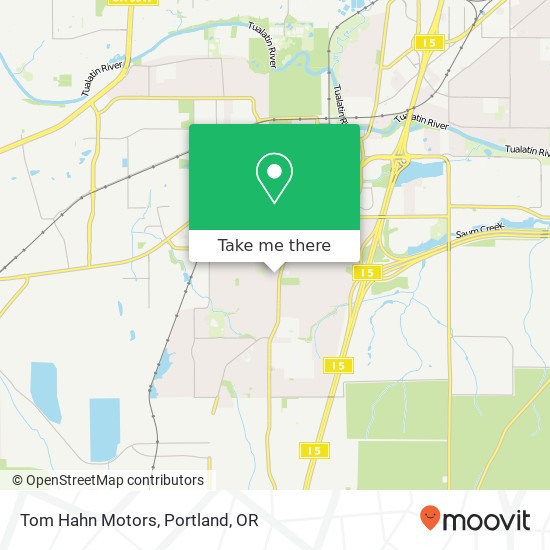 Mapa de Tom Hahn Motors