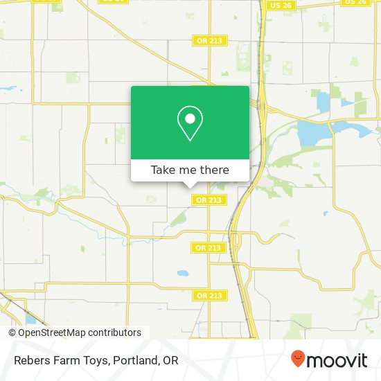 Rebers Farm Toys map