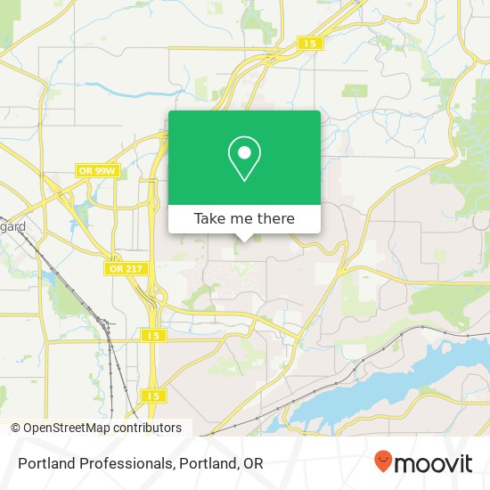 Portland Professionals map