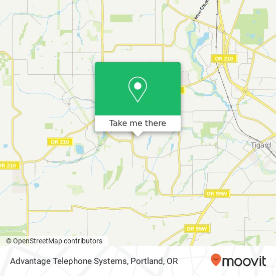 Advantage Telephone Systems map