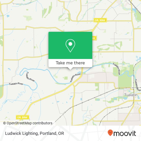 Ludwick Lighting map