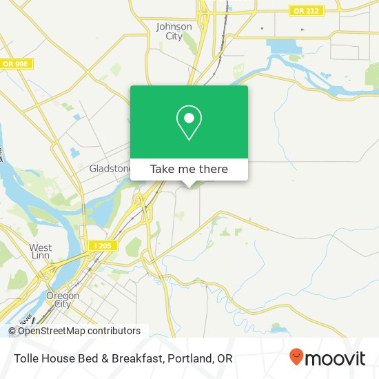 Mapa de Tolle House Bed & Breakfast