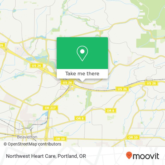 Mapa de Northwest Heart Care