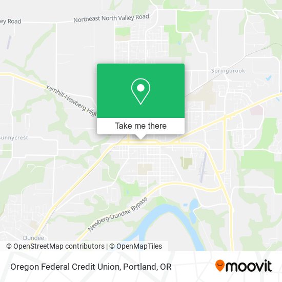 Oregon Federal Credit Union map