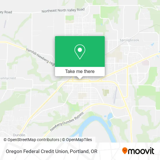 Oregon Federal Credit Union map