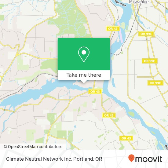 Mapa de Climate Neutral Network Inc