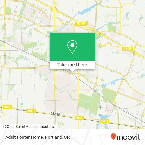 Mapa de Adult Foster Home