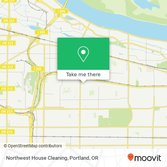 Northwest House Cleaning map
