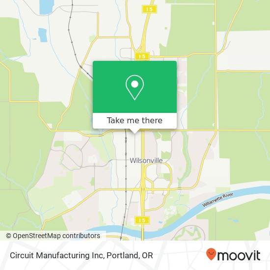 Circuit Manufacturing Inc map