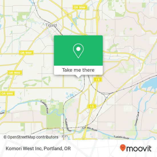 Mapa de Komori West Inc