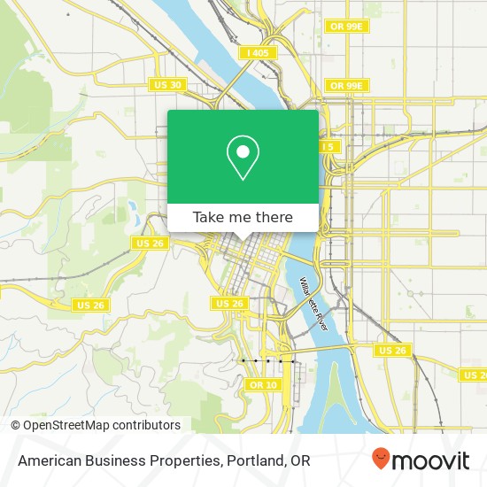 American Business Properties map