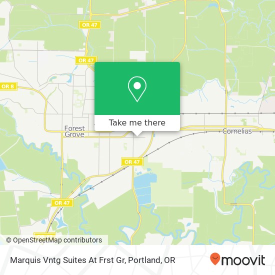 Mapa de Marquis Vntg Suites At Frst Gr