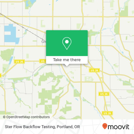 Ster Flow Backflow Testing map