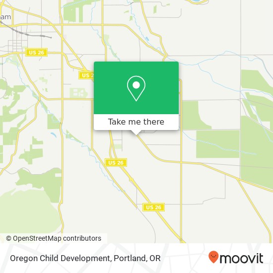 Oregon Child Development map