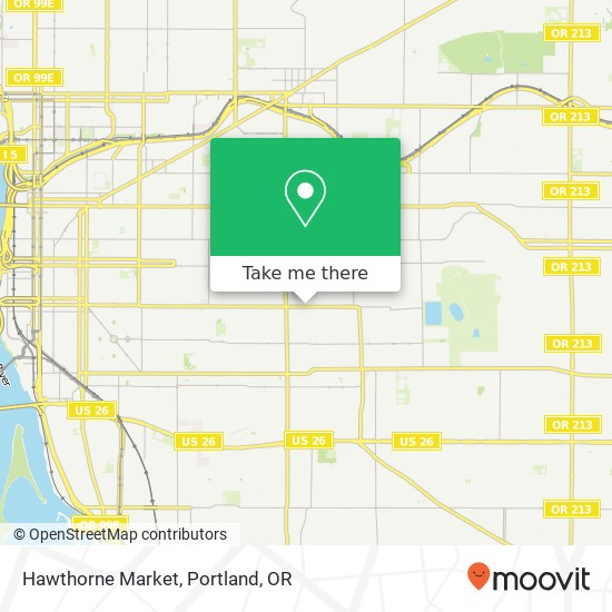Mapa de Hawthorne Market