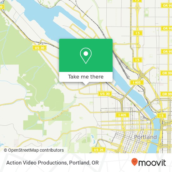 Action Video Productions map