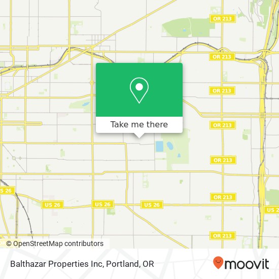 Balthazar Properties Inc map