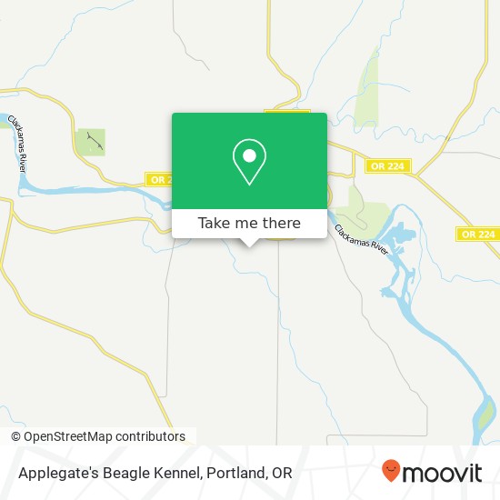 Mapa de Applegate's Beagle Kennel
