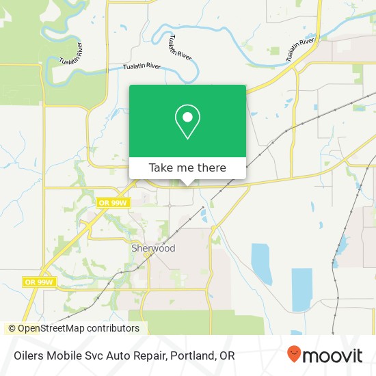 Oilers Mobile Svc Auto Repair map