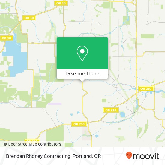 Brendan Rhoney Contracting map