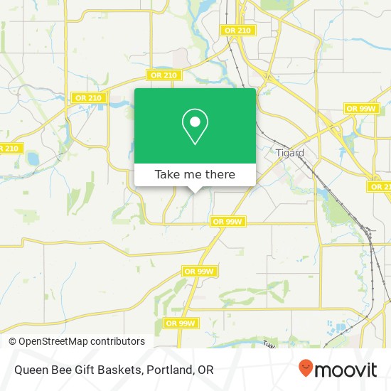 Queen Bee Gift Baskets map