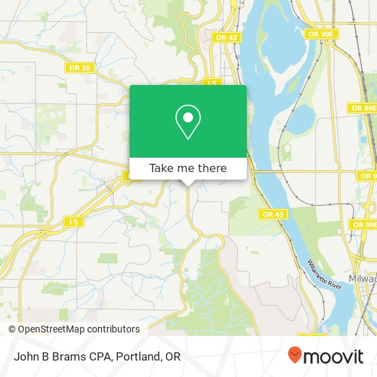 John B Brams CPA map