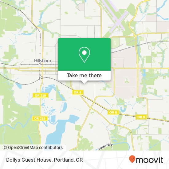 Dollys Guest House map