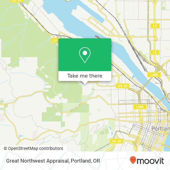 Mapa de Great Northwest Appraisal