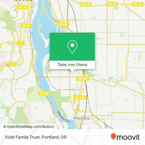 Kidd Family Trust map