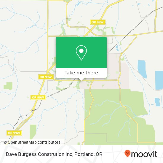 Dave Burgess Constrution Inc map