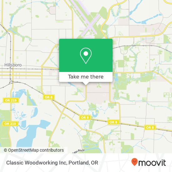 Classic Woodworking Inc map