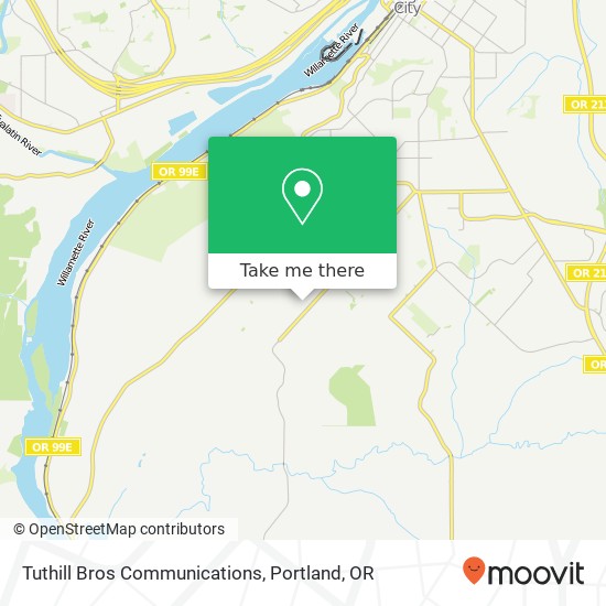 Mapa de Tuthill Bros Communications