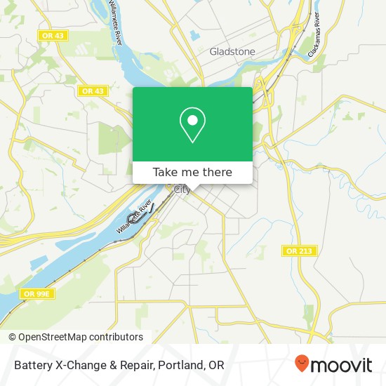 Mapa de Battery X-Change & Repair