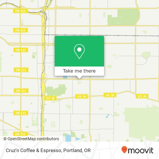Cruz'n Coffee & Espresso map