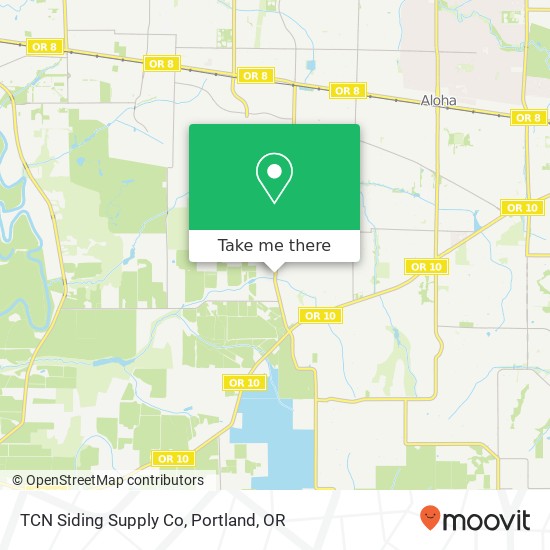 TCN Siding Supply Co map