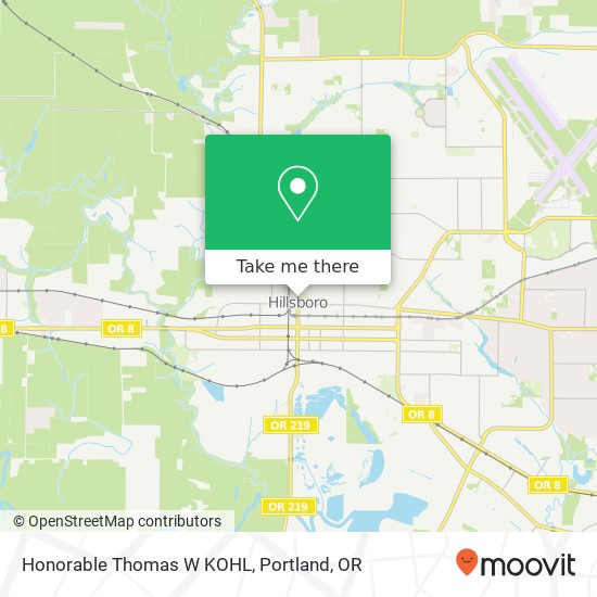 Honorable Thomas W KOHL map