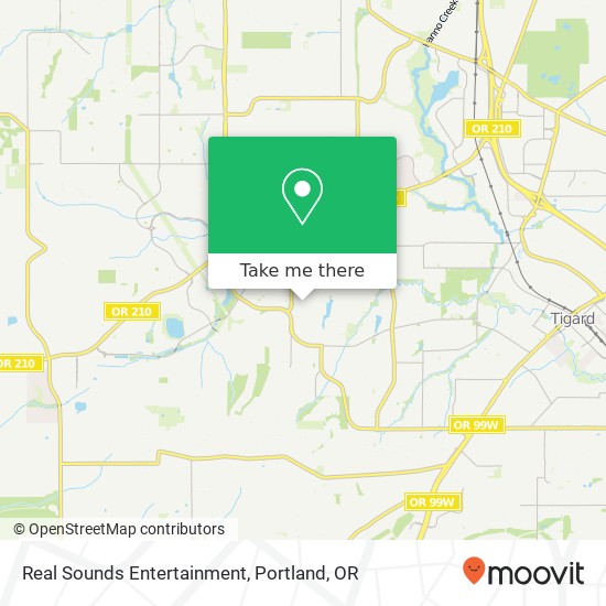 Real Sounds Entertainment map